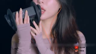 ASMR – 亲吻舔耳 唇音吃耳朵 会员视频 _ 小萌