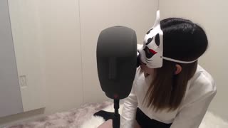 ASMR – 办公室女士角色扮演舔你的耳朵内侧♡ _ nana