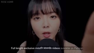 ASMR – 吸吮 吸吮 嘴巴声音👅 _ Rose